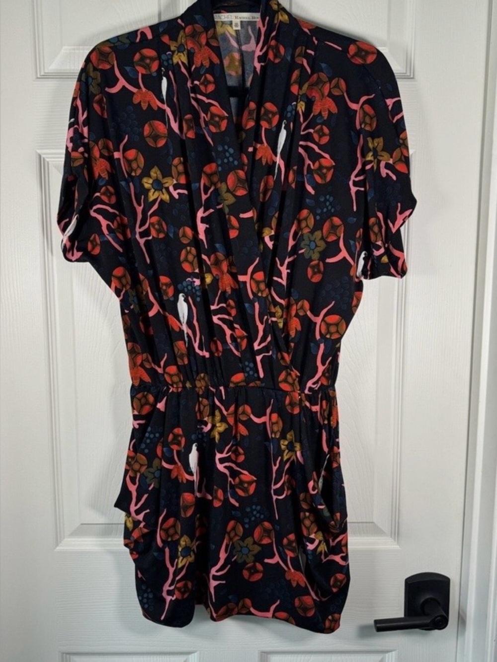 Rachel Roy Vibrant Birdy floral mini Dress